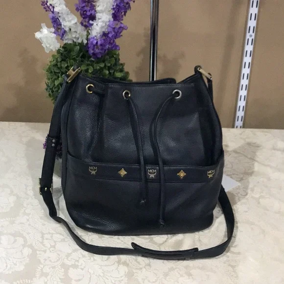 MCM Leather Bucket Bag - Picture 4 of 14